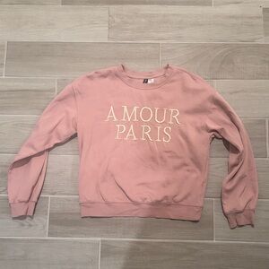 Amour Paris Pink Sweater